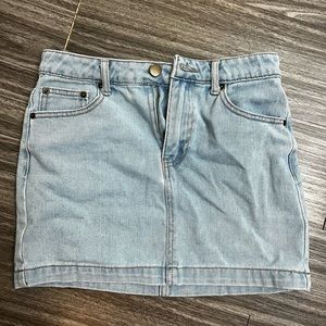 Forever21 light denim skirt